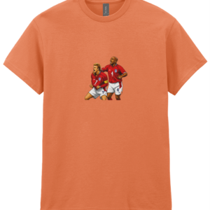 England 2002 Beckham Celebration Pixel Art – Gildan Heavy Cotton T-Shirt