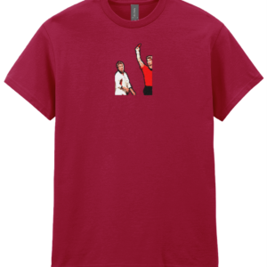 David Beckham France ’98 Red Card Pixel Art T-Shirt